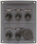 splashproof 5 way panel with Cig socket 84586_lg